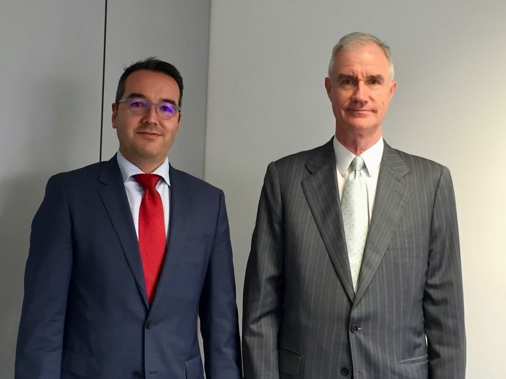 Emilio del Prado (izq.) Socio Director de EPUNTO Interim Management y Dirk Kremer (der.) presidente de QMT Interim Management