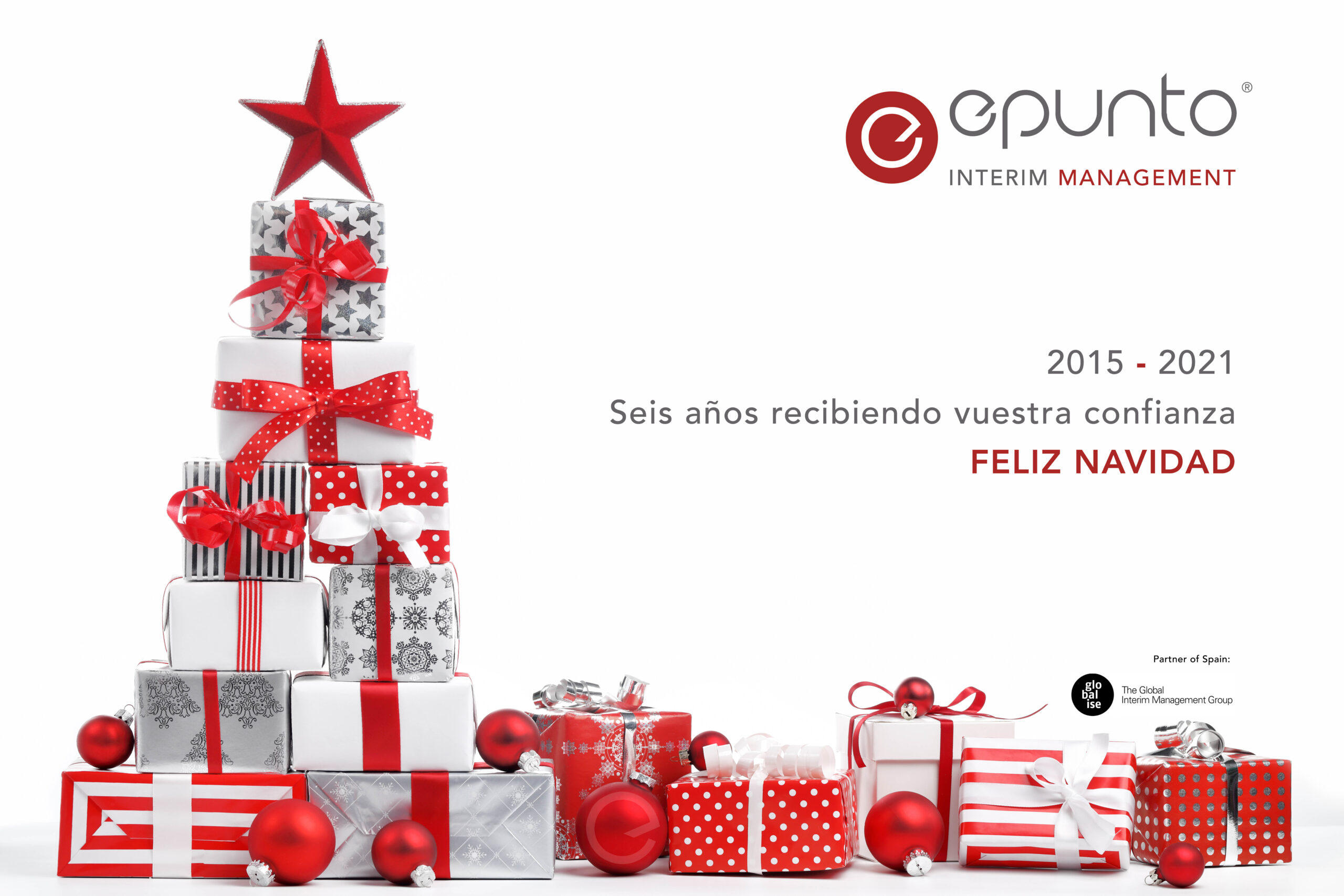 Todo el equipo de EPUNTO Interim management te deseamos una Feliz Navidad y prospero año 2022